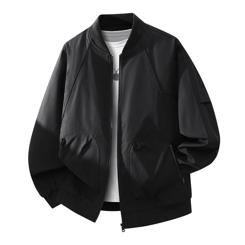 Men's Fashionable Bomber Jacket with Inner Lining Mune Fashion