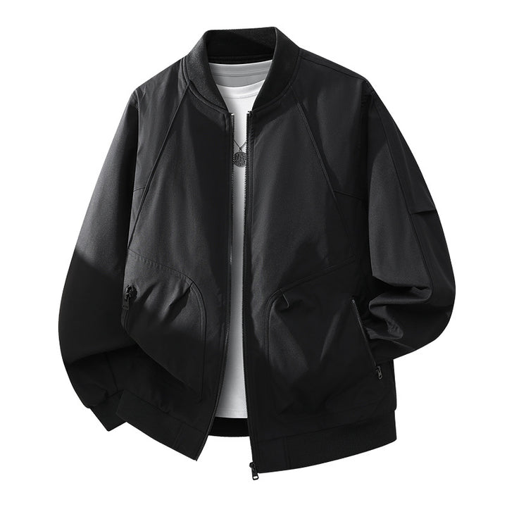 Men's Fashionable Bomber Jacket with Inner Lining Mune Fashion