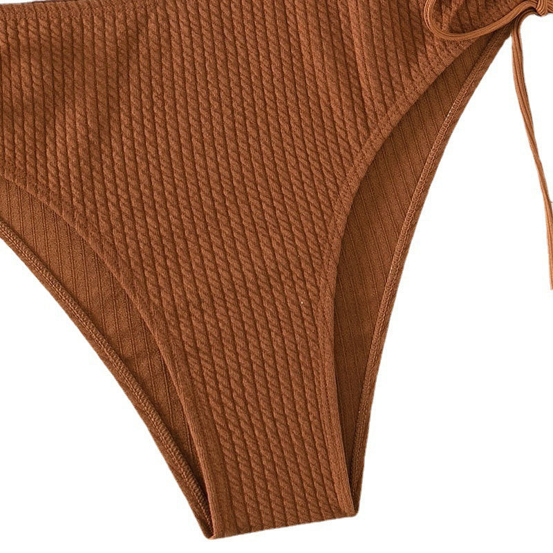 Ladies Bikini set with sophisticated tie design and high-cut bottom Mune Fashion