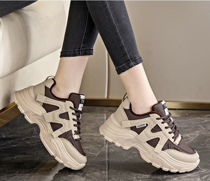 Ladies' sporty comfort sneakers with cushioning sole and stylish design Mune Fashion