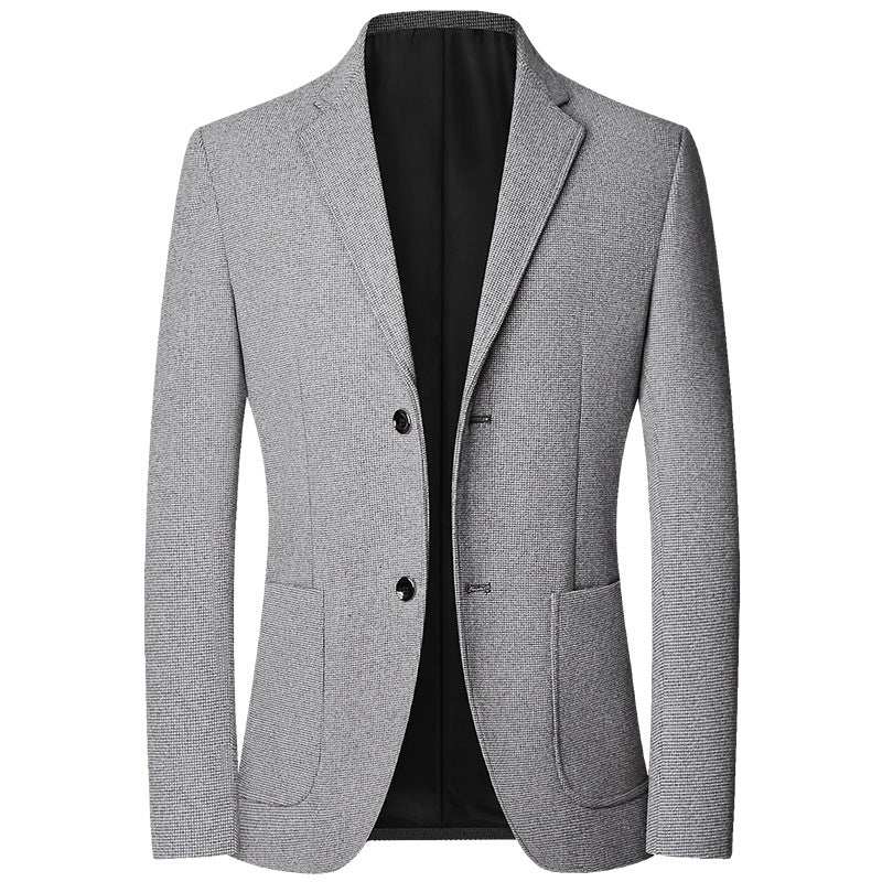 Men's Slim Fit Blazer with fine structure and classic button placket Mune Fashion