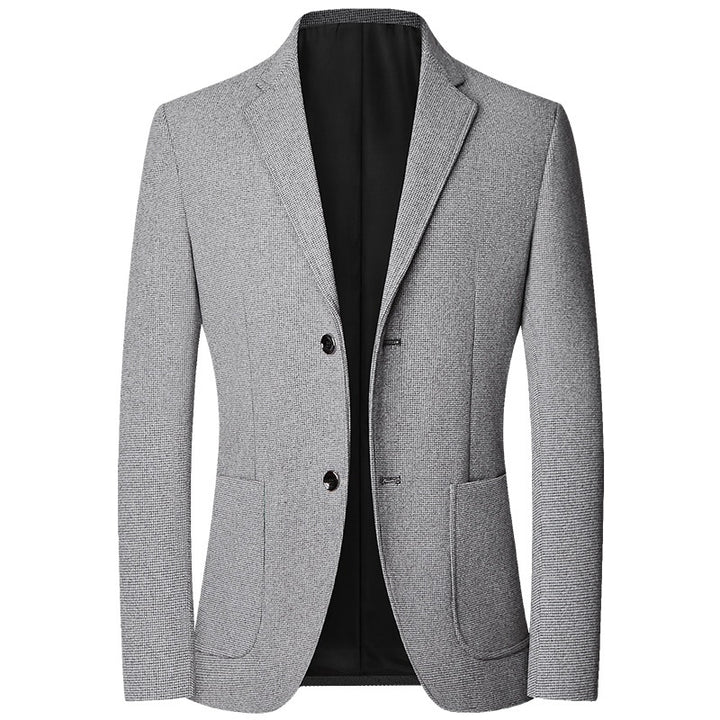 Men's Slim Fit Blazer with fine structure and classic button placket Mune Fashion
