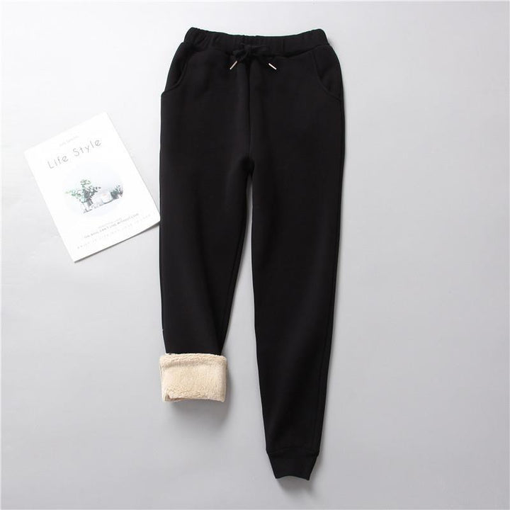 Women nan insulated thermal joggers with drawstring, side pockets, and slim leg Mune Fashion