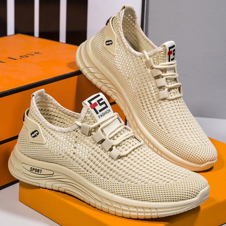 Men's Breathable Mesh Running Shoes with Flexible Design Mune Fashion