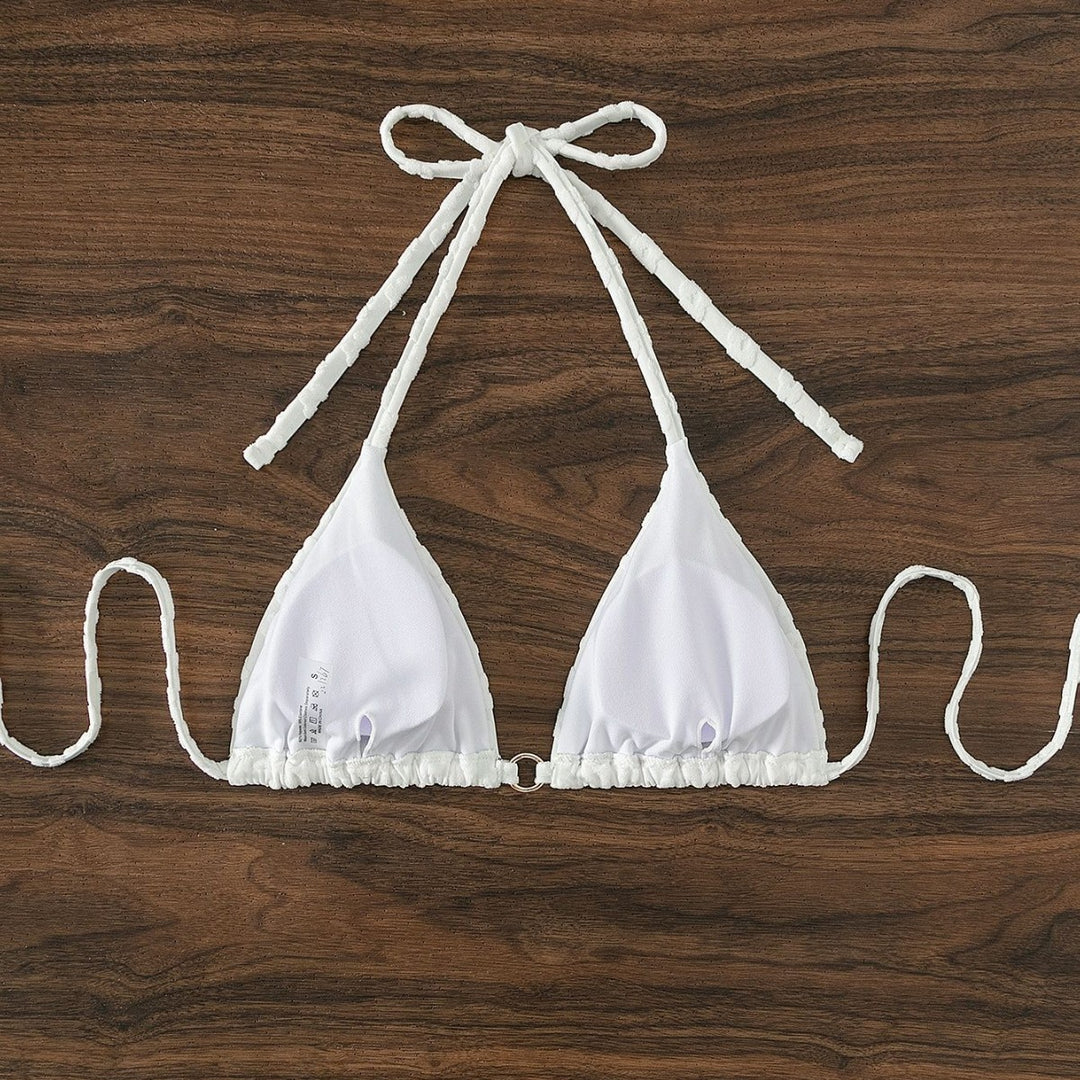 Women's Triangle Bikini with Unique Pattern Mune Fashion