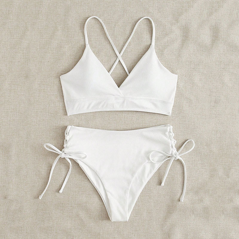 Women's bikini set with refined lacing detail Mune Fashion