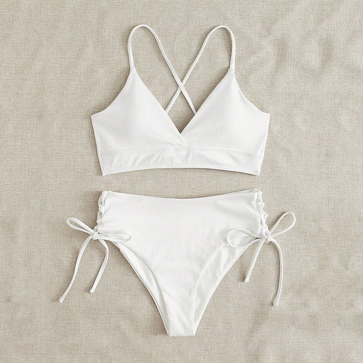 Women's bikini set with refined lacing detail Mune Fashion