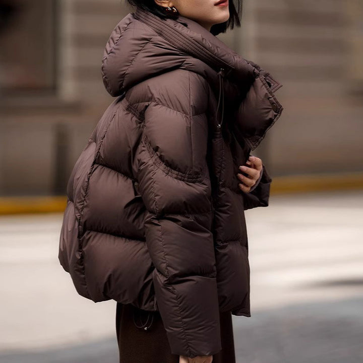 Women's fashionable quilted jacket with high collar Mune Fashion