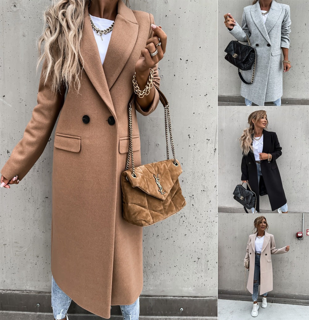 Ladies Elegant and Fashionable Long Coat