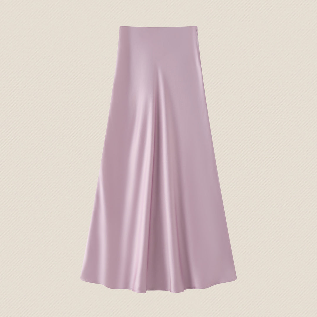 Women's Flowing Maxi Skirt made of high-quality Satin Mune Fashion