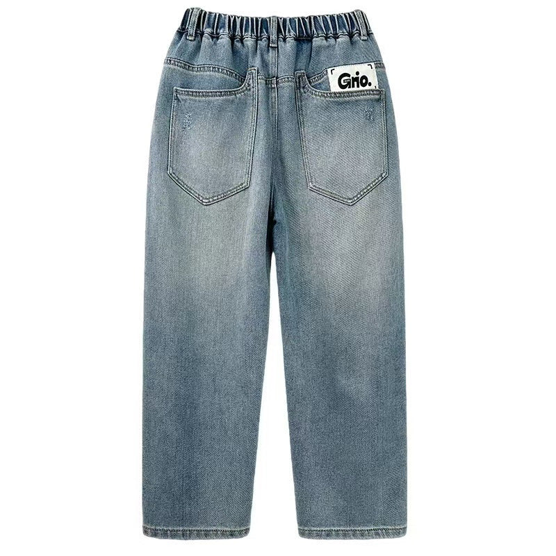 Unisex loose Denim pants with casual fit Mune Fashion