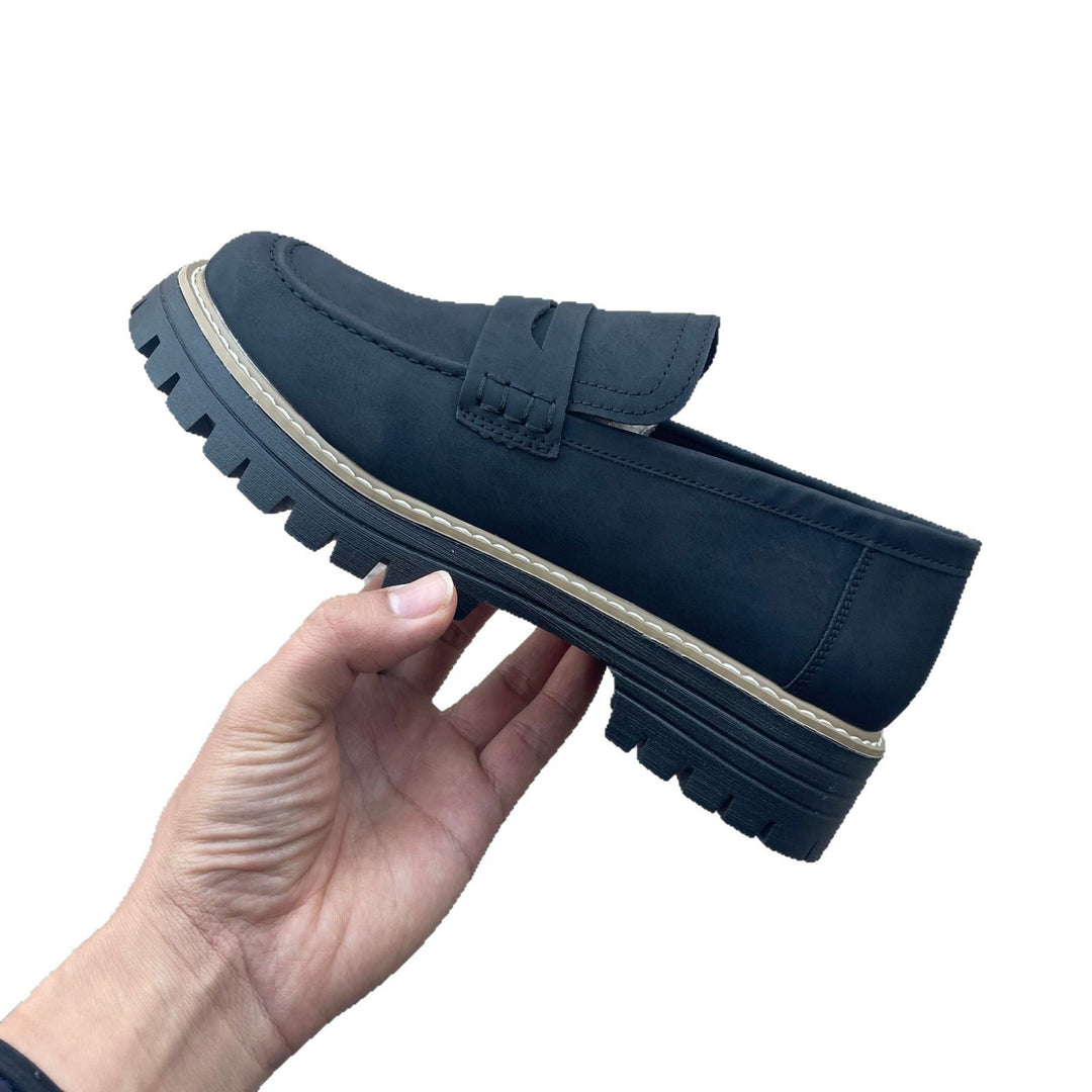 Ladies nan penny-loafer with thick profile sole and anatomical comfort insole Mune Fashion