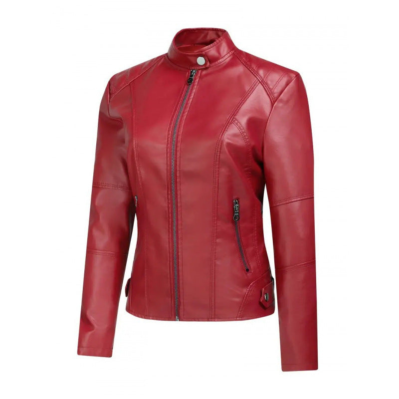 Women's Elegant and Modern Faux Leather Jacket