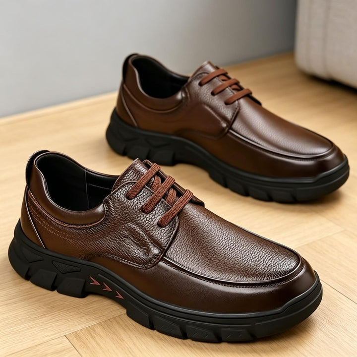 Men's elegant and sporty leather sneakers Mune Fashion