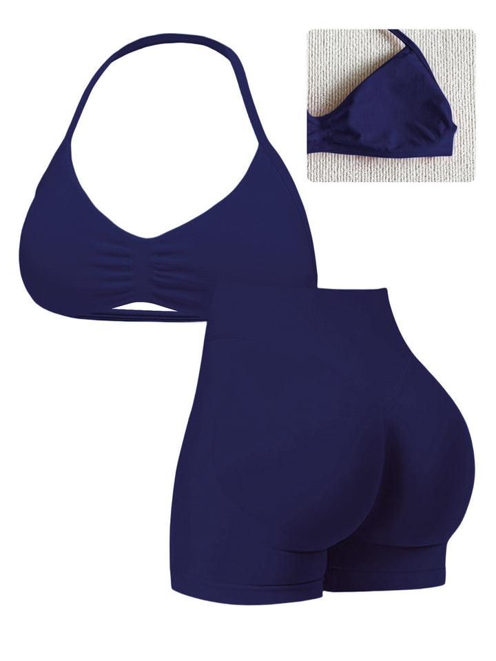 Women's Sporty Bikini with Padded Top and High Waist Mune Fashion