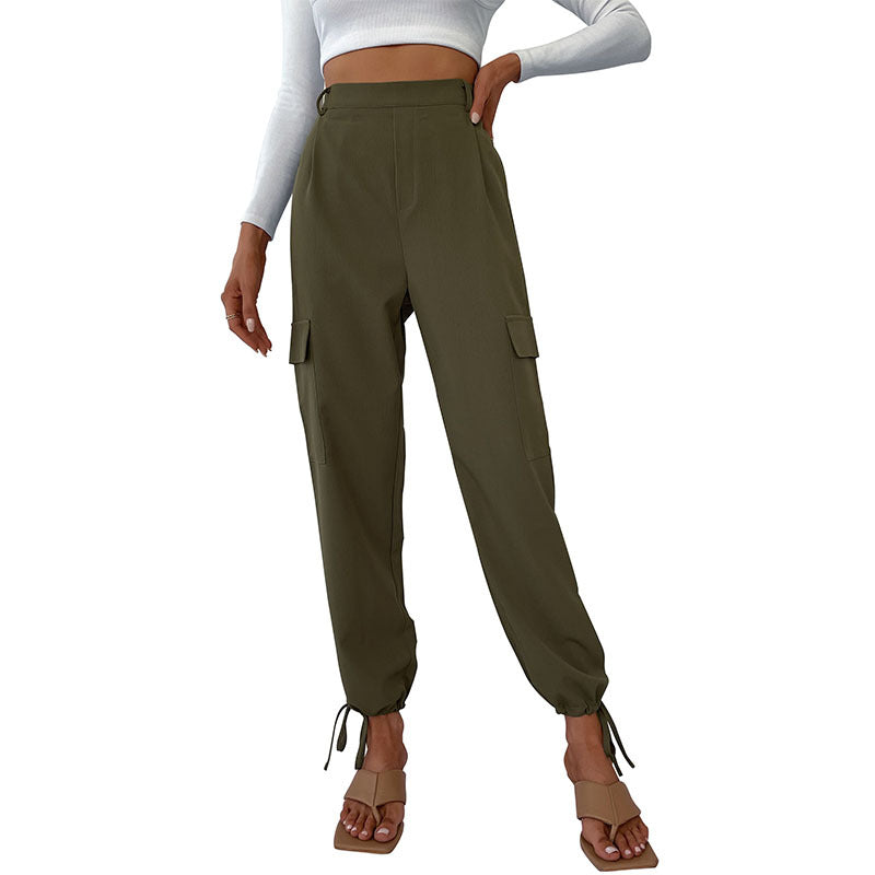 Women High Waisted Cargo Pants Mune Fashion