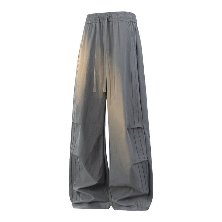 Women Wide Layered Lounge Pants with Cargo Details & Elastic Drawstring Mune Fashion