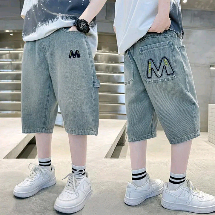 Unisex casual jogger shorts with deep pockets and exceptional embroidery Mune Fashion