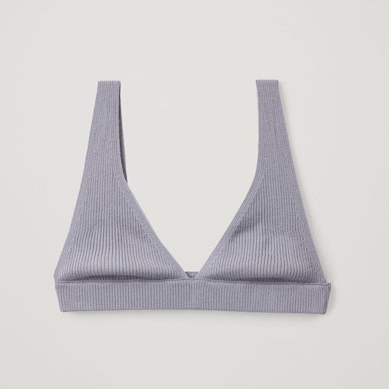 Women's triangle bikini top made of textured fabric Mune Fashion