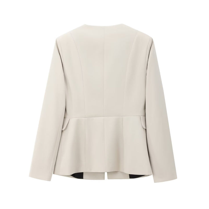 Women wide-cut culotte pants with high waist and concealed closure Mune Fashion
