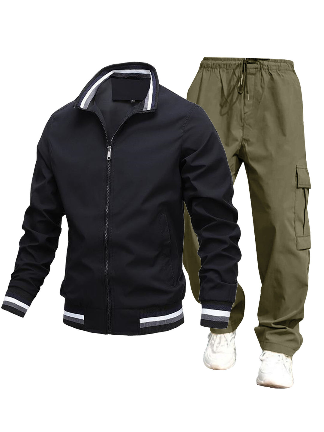 Men's Sports Jacket and Cargo Pants Mune Fashion