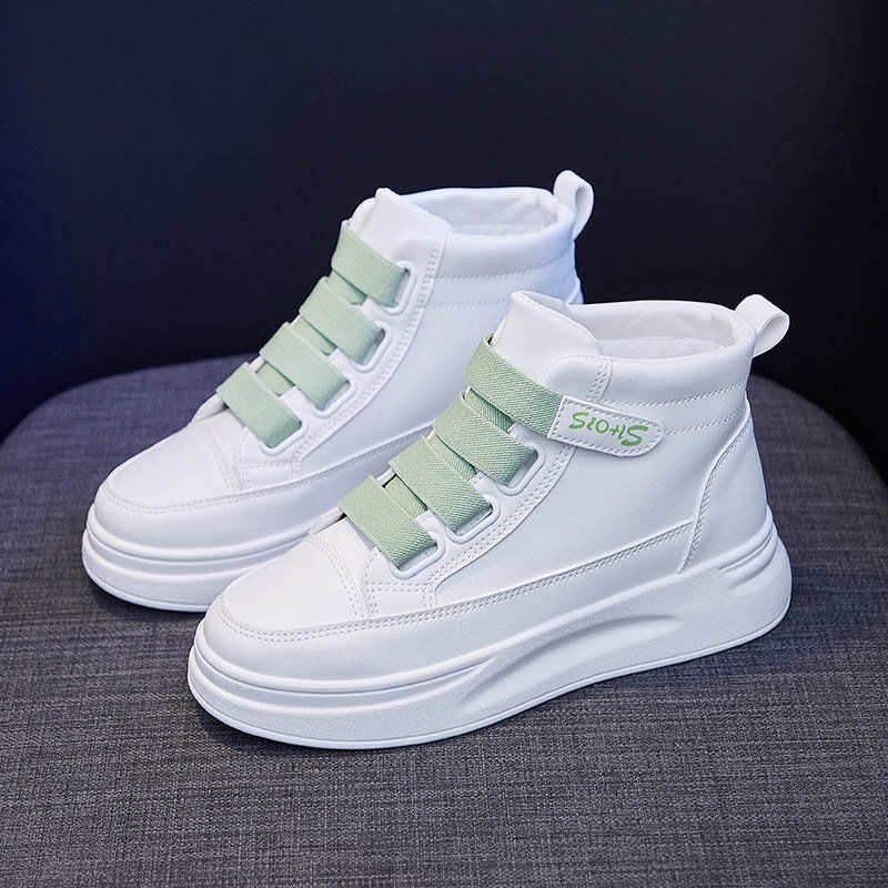 Women's High-Top Sneaker with Lightweight Design and Adjustable Straps Mune Fashion