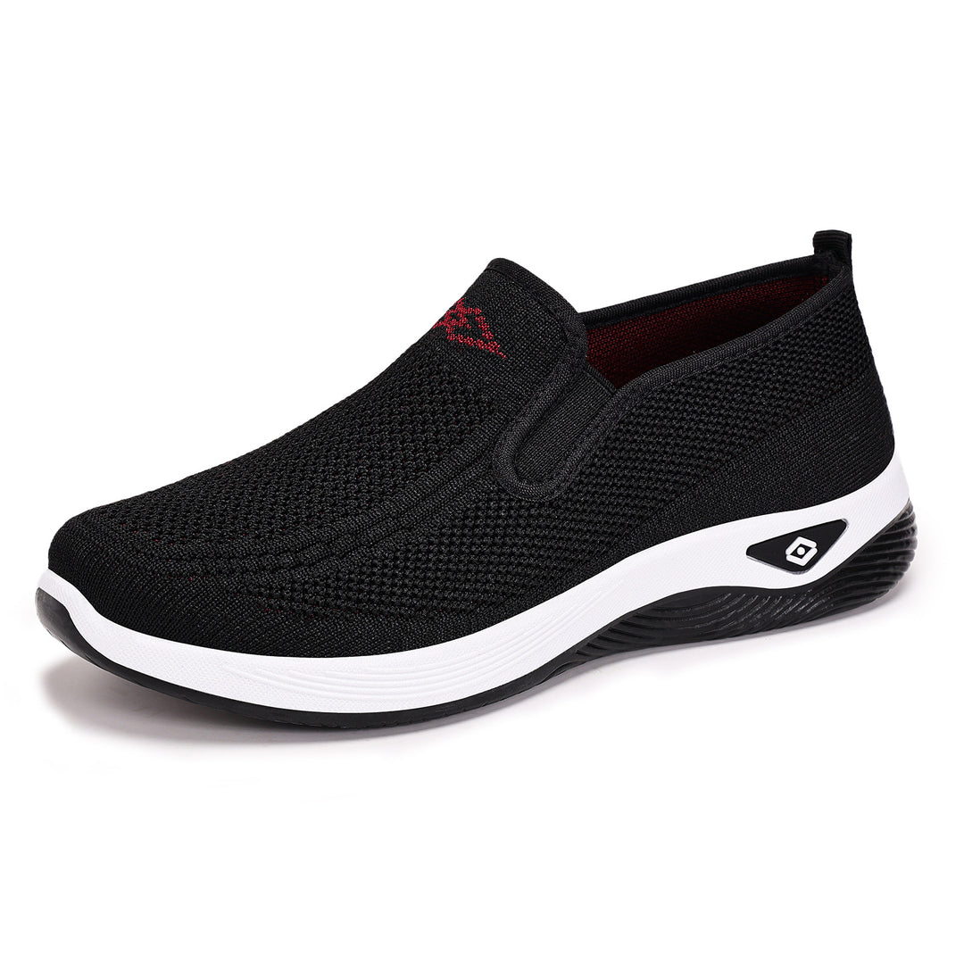 Women nan breathable knitted slip-on leisure shoe with cushioning EVA sole Mune Fashion