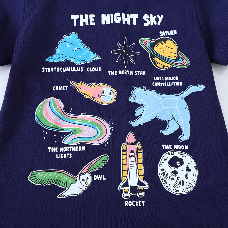 Boys T-shirt with creative space design Mune Fashion