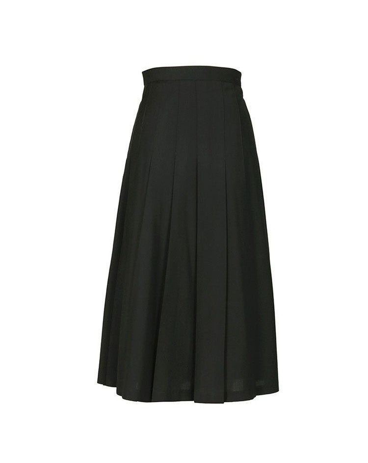 Women Long Pleated Skirt with High Waist Mune Fashion