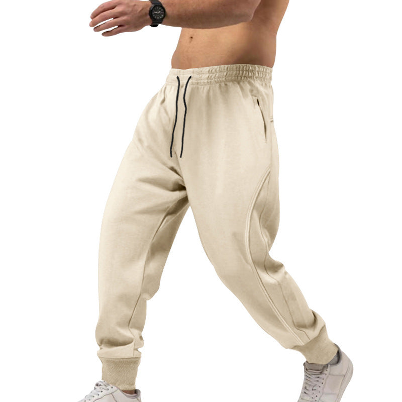 Men's versatile sweat jogging pants with ergonomic knee inserts, elastic comfort waistband, and concealed zip pockets Mune Fashion