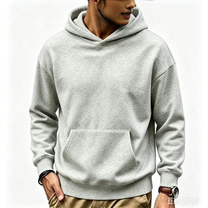 Unisex Oversize Hoodie with Kangaroo Pocket, Raglan Sleeves and Ribbed Cuffs Mune Fashion