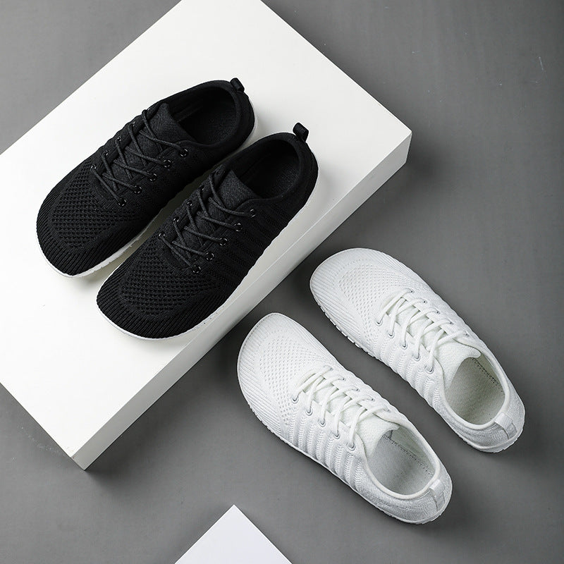 Unisex nan breathable knit sneakers with memory foam insole and flexible rubber outsole Mune Fashion