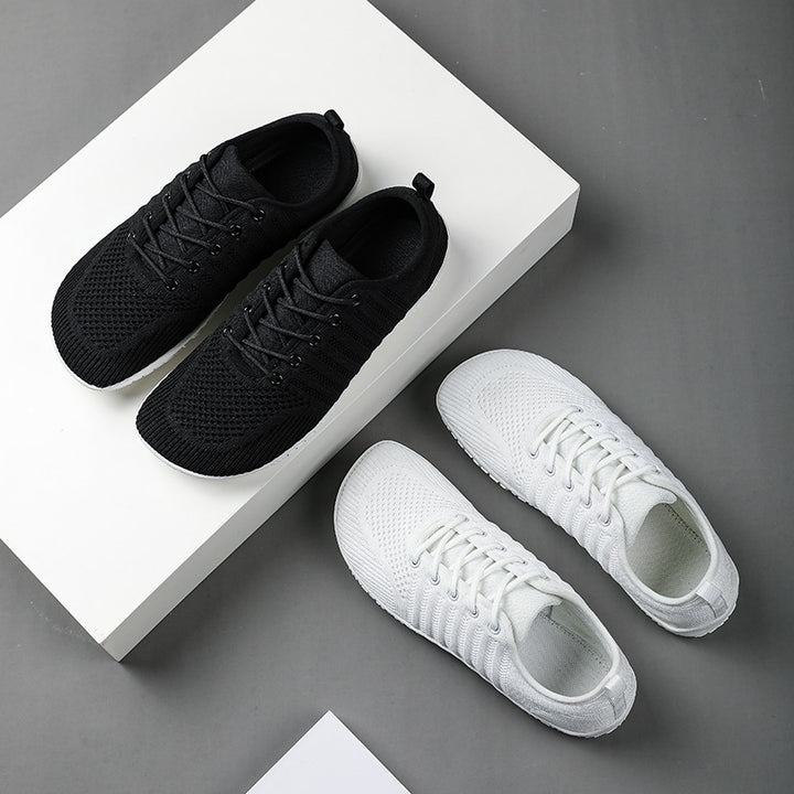 Unisex nan breathable knit sneakers with memory foam insole and flexible rubber outsole Mune Fashion