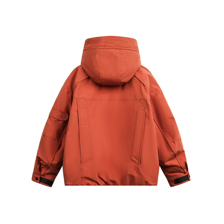 Men's technical outdoor jacket with adjustable hood and utility pockets Mune Fashion
