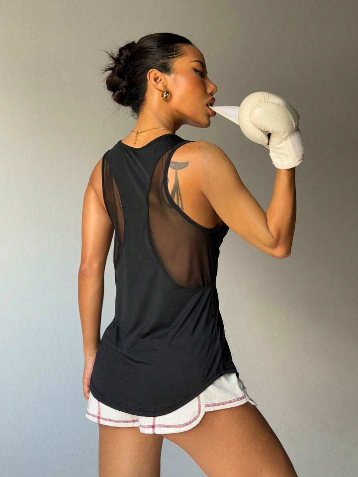 Women's Sporty Functional Shirt with Mesh Inserts Mune Fashion