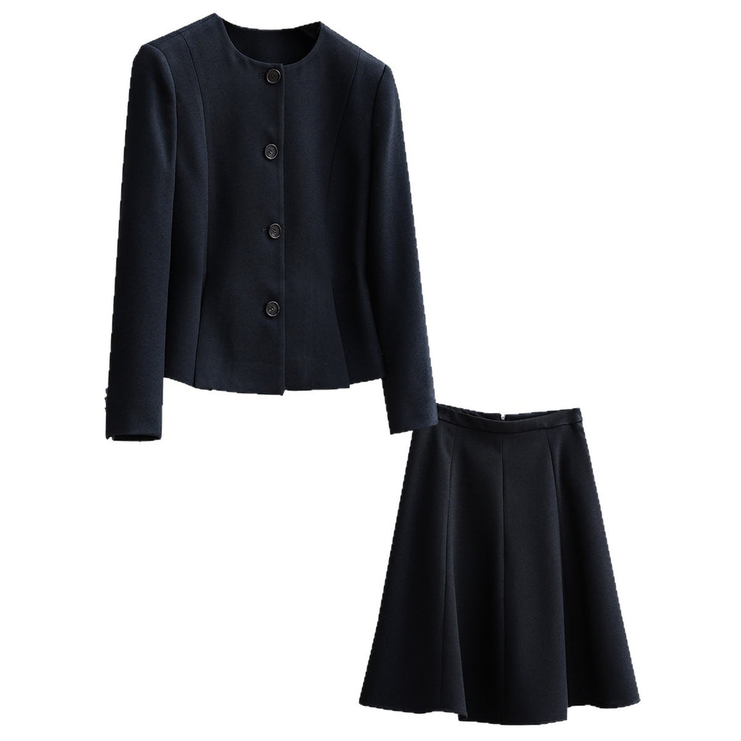Ladies Elegant Blazer Set with Skirt Mune Fashion