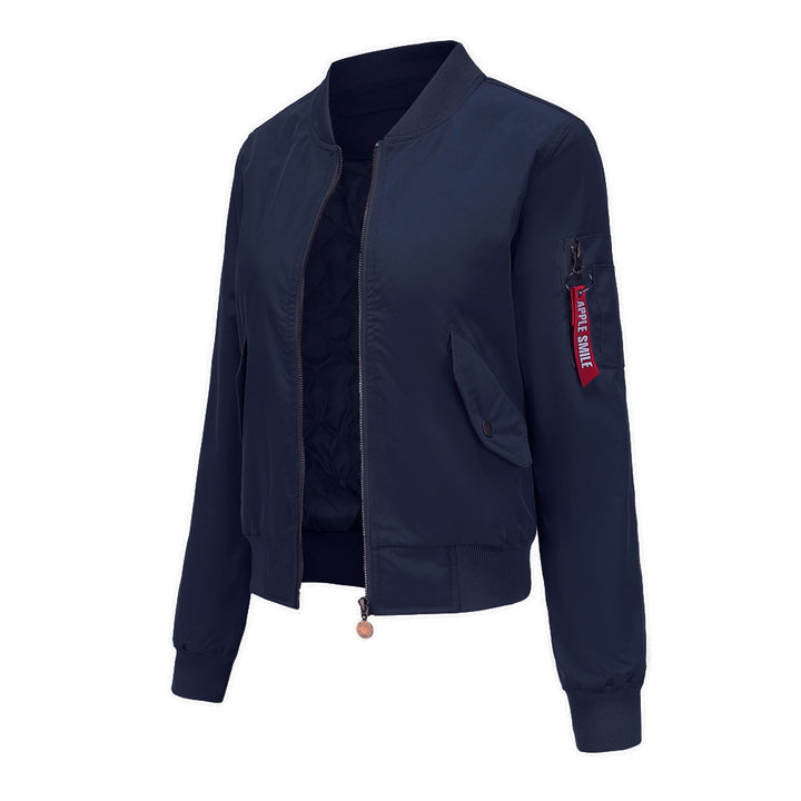 Men's lightweight bomber jacket in classic blouson cut with arm pocket and welt pockets Mune Fashion