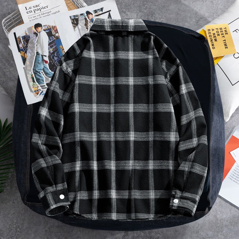 Men's Classic Checkered Flannel Shirt Mune Fashion
