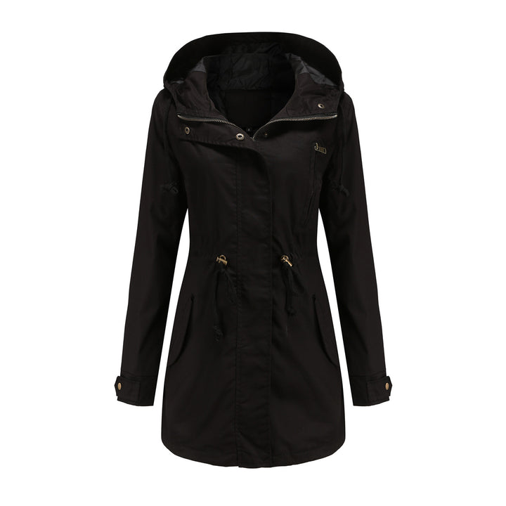 Women's leisure jacket with hood