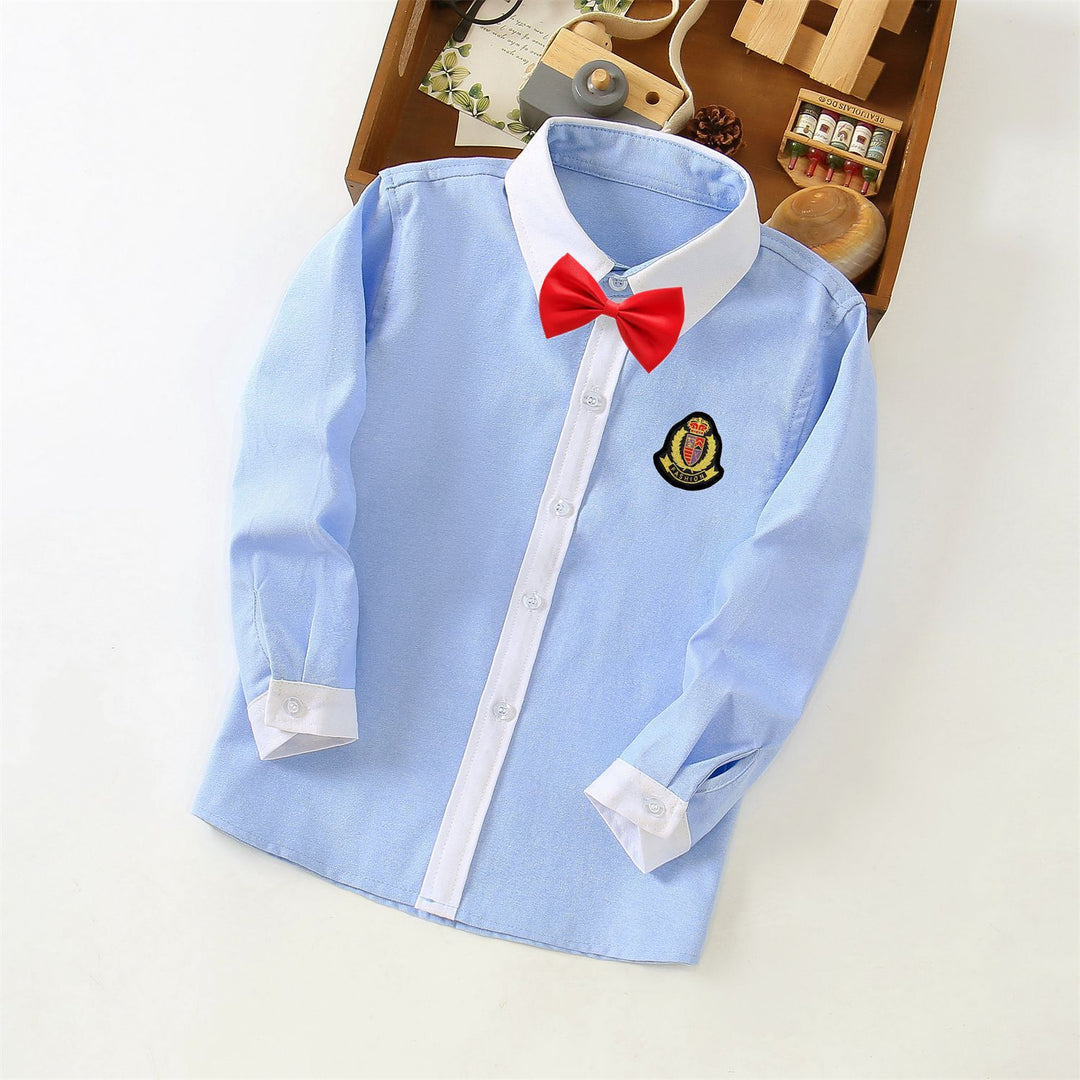 Women's elegant shirt with contrasting cuffs Mune Fashion
