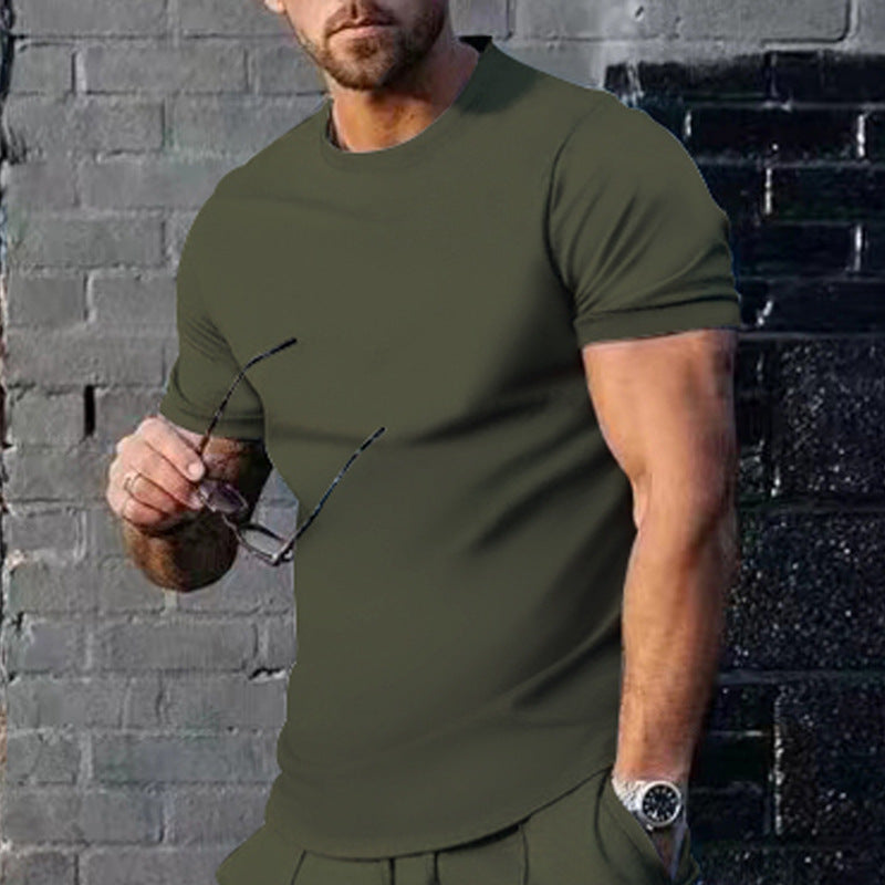 Men's Basic Round Neck T-Shirt