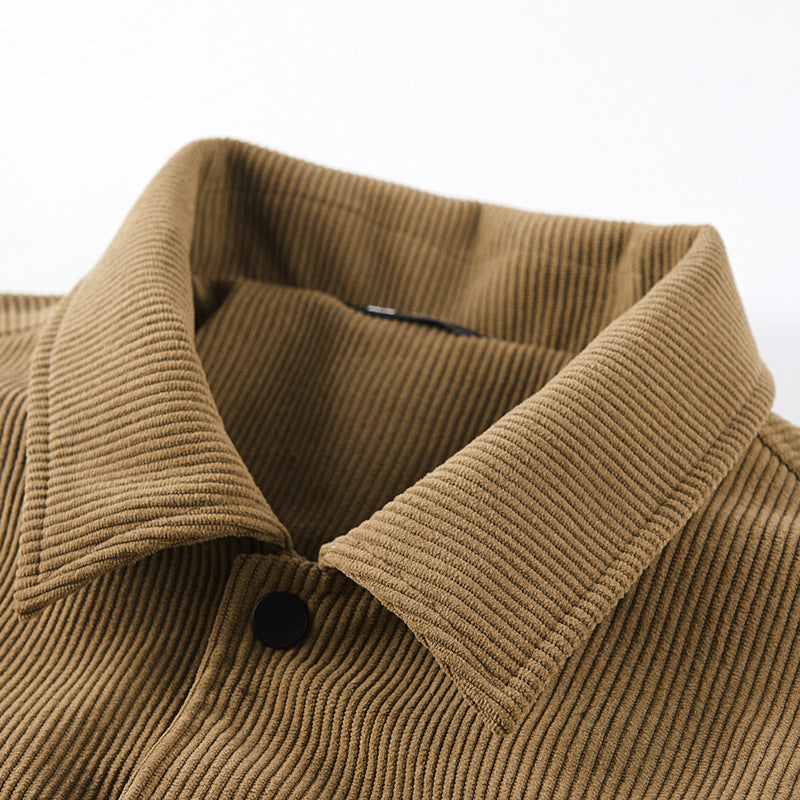 Men's cord jacket with two large chest pockets Mune Fashion