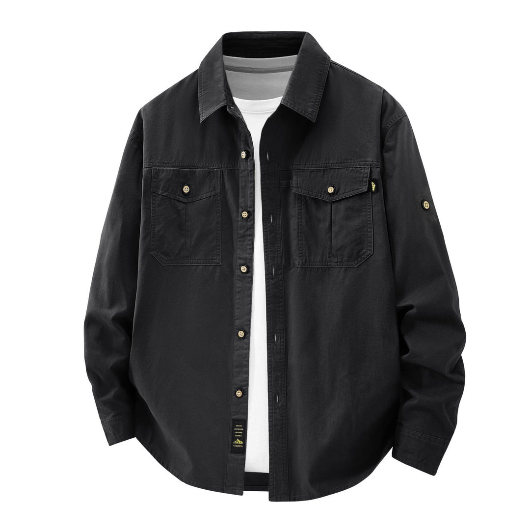 Men's Casual Shirt Jacket with Practical Pockets Mune Fashion