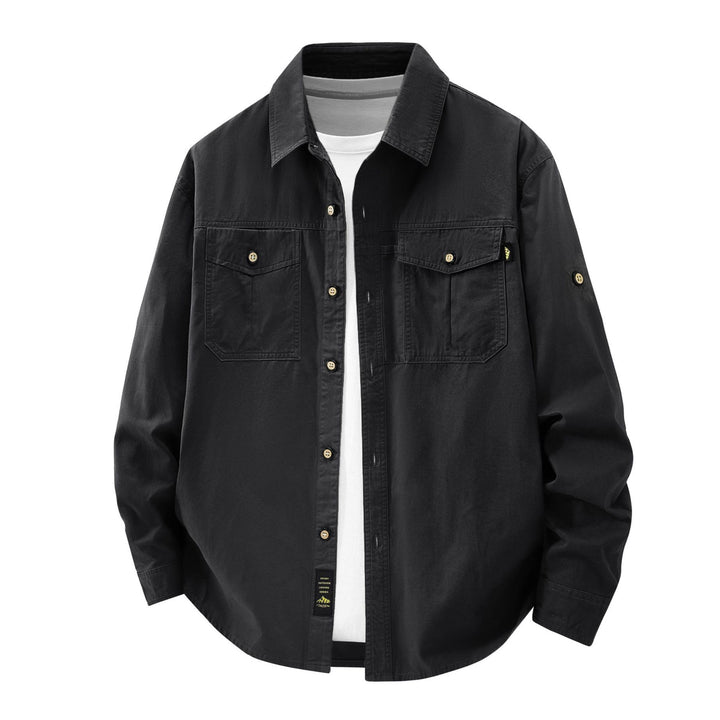 Men's Casual Shirt Jacket with Practical Pockets Mune Fashion