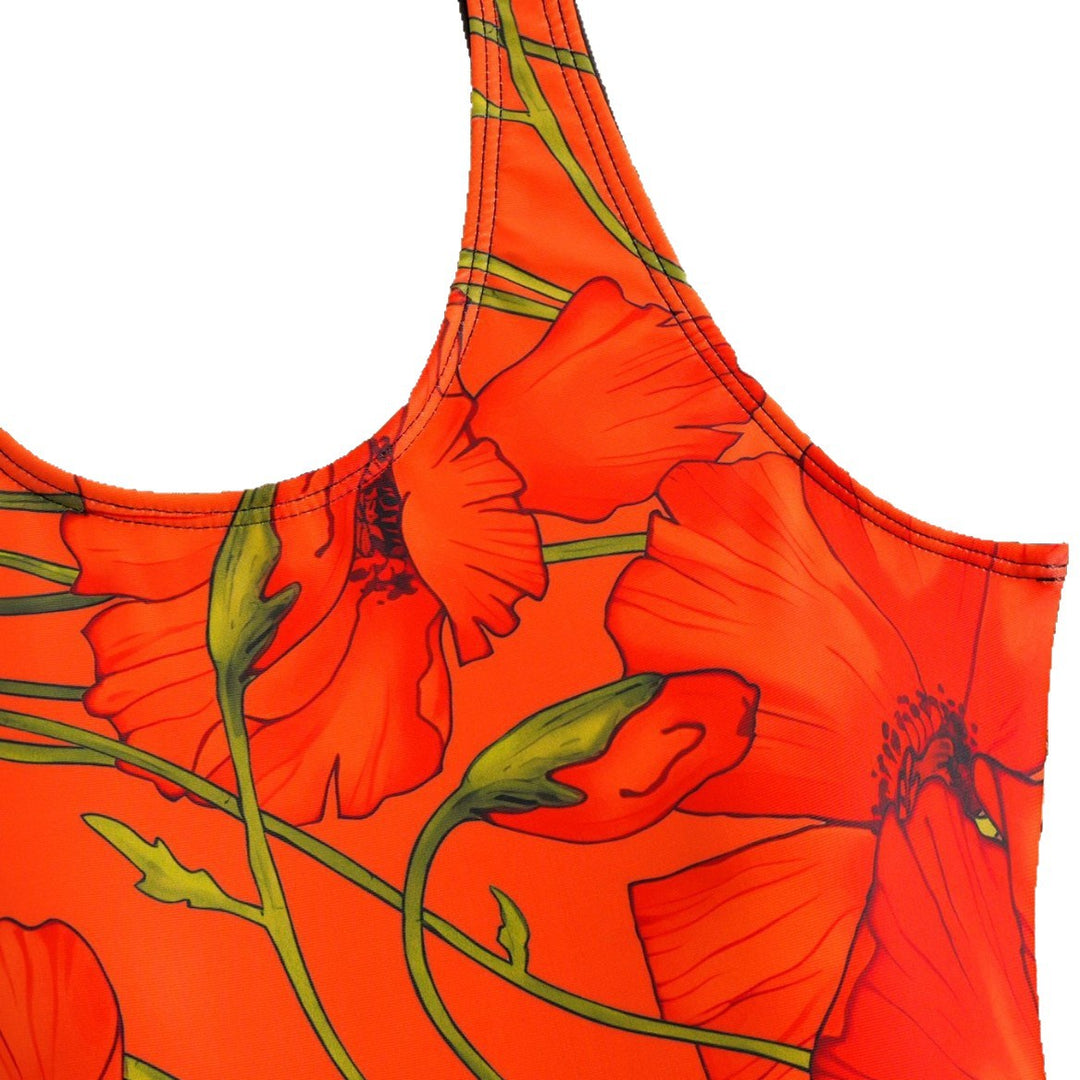 Women’s Sporty Swimsuit with Floral Design Mune Fashion