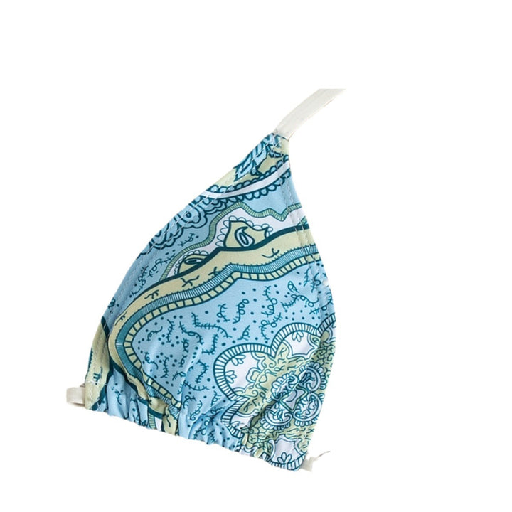 Women's Triangle Bikini with Playful Heart Detail Mune Fashion