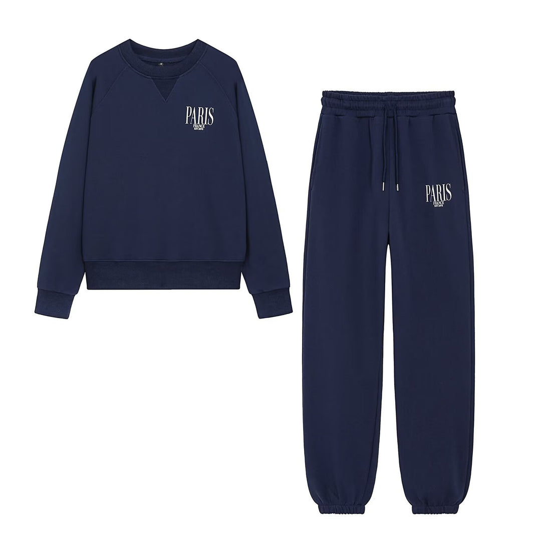 Women's Relaxed Joggers with Drawstring, Elastic Waistband, and Print Mune Fashion