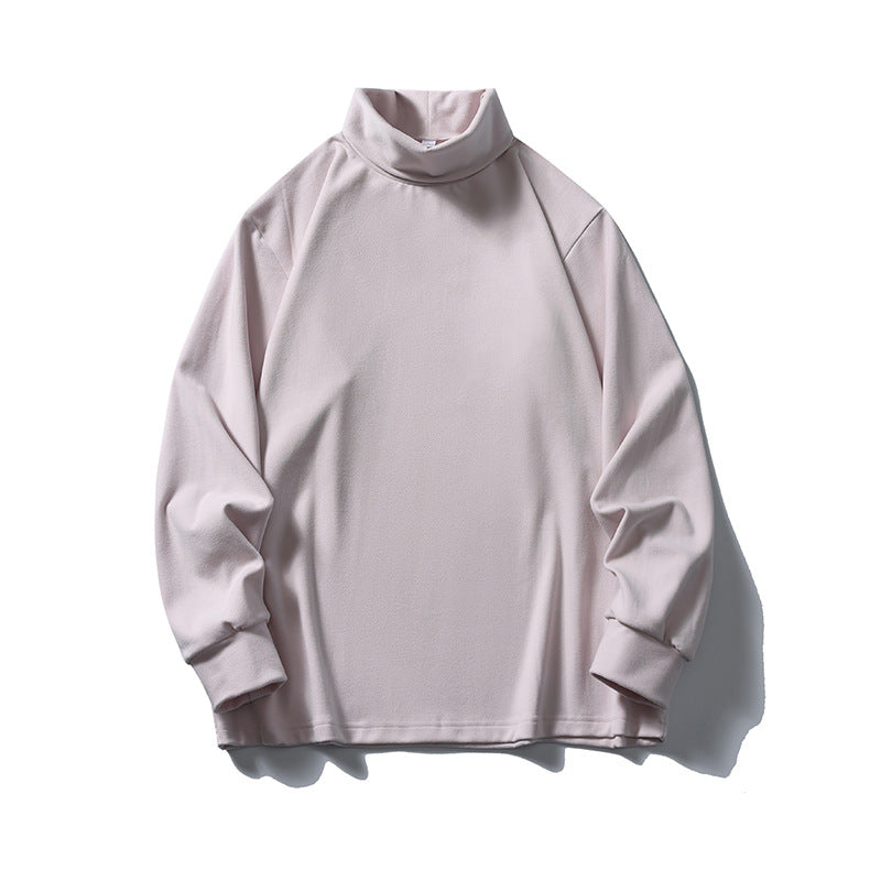 Unisex Oversize-Half-Roll Neck Sweater made of fine Jersey with raglan sleeves and ribbed cuffs Mune Fashion