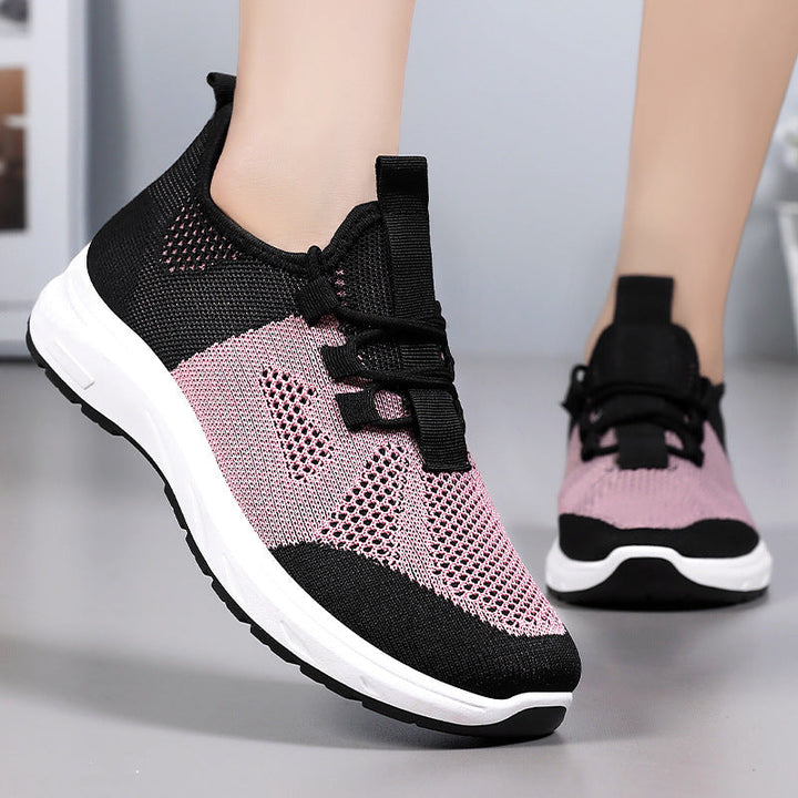 Women's Breathable Sport Sneakers with Flexible Sole and Elegant Design Mune Fashion