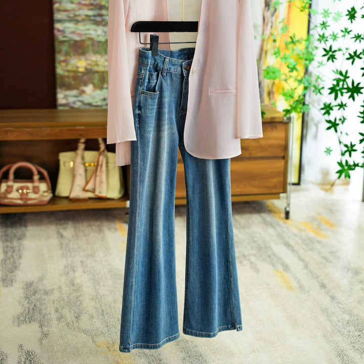 Women's Elegant Blazer with V-Neck Mune Fashion